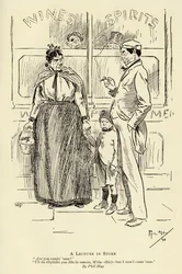 Une conférence en magasin, 1895